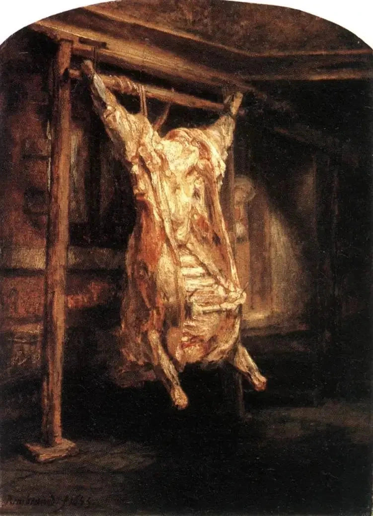 Den flådda oxen - Rembrandt