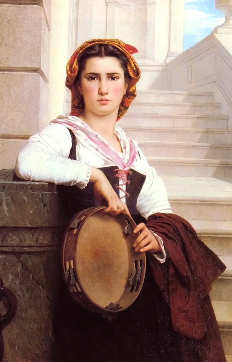 Bohémienska - Pierre Auguste Cot