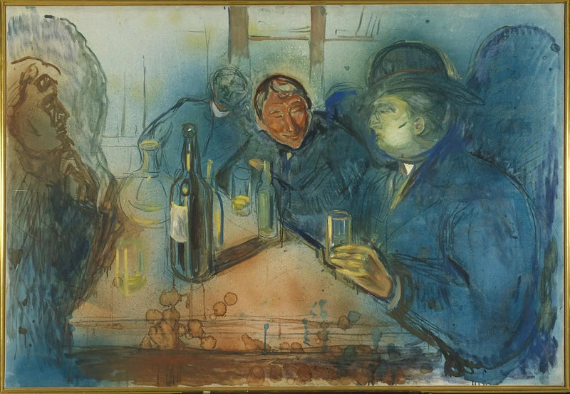 Bohémiens från Kristiania - Edvard Munch