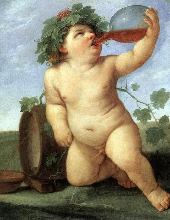 Dricker av Bacchus - Guido Reni
