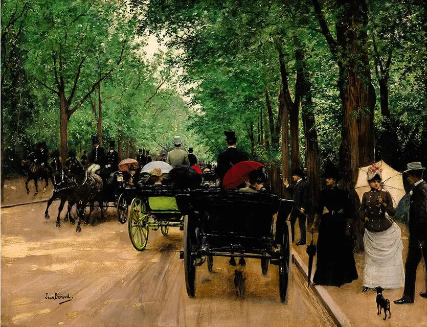 Boulogne-skogen - Jean Béraud