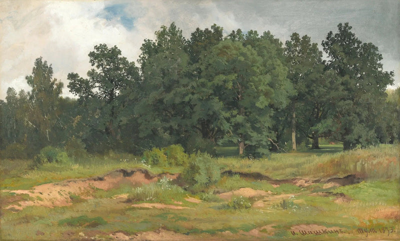 Eichenholz på en grå dag - Ivan Chichkine
