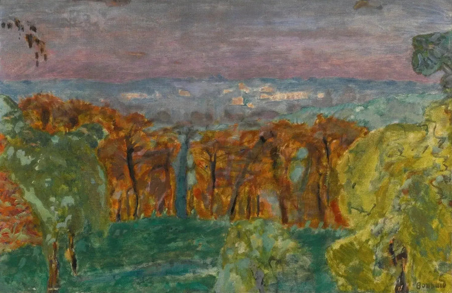Träd i Höst - Pierre Bonnard