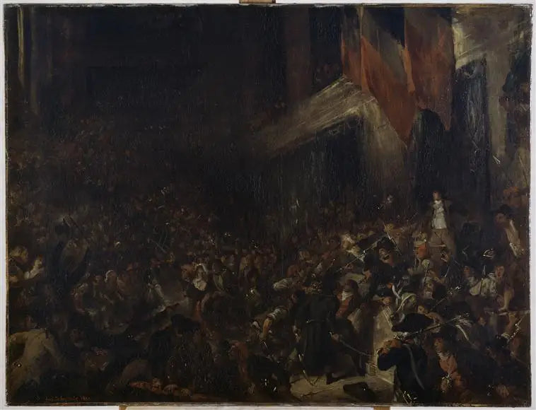 Boissy d'Anglas vid konventet - Eugène Delacroix