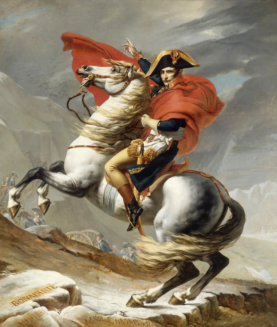 Bonaparte som korsar Grand-Saint-Bernard - Jacques-Louis David