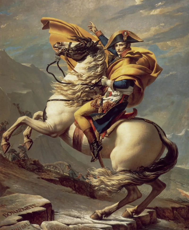 Bonaparte som korsar Grand-Saint-Bernard - Jacques-Louis David