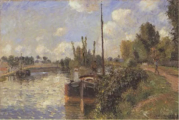 Oise-kusten, Pontoise - Camille Pissarro
