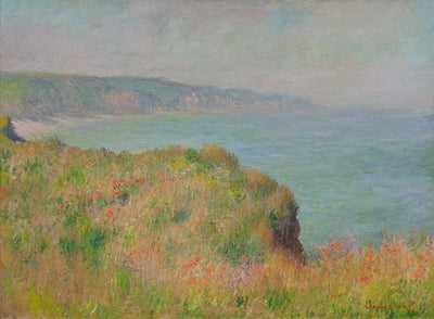 Reproduction du tableau « Bord de la falaise à Pourville - Claude Monet » par Alpha Reproduction en peinture à l’huile