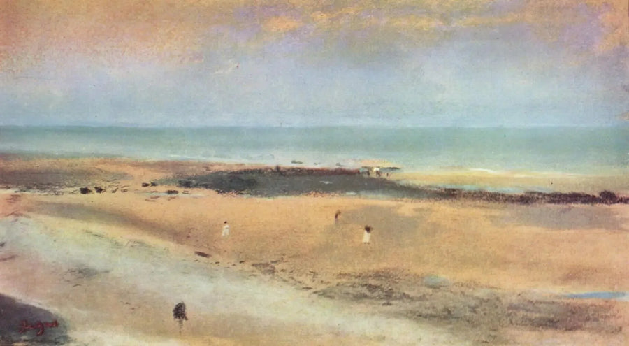 Lågvatten vid havet - Edgar Degas