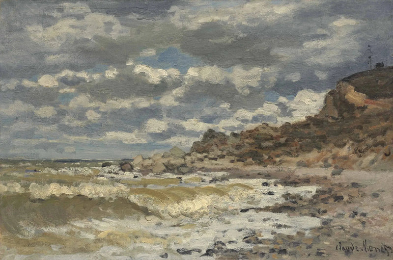 Kust vid Sainte-Adresse - Claude Monet