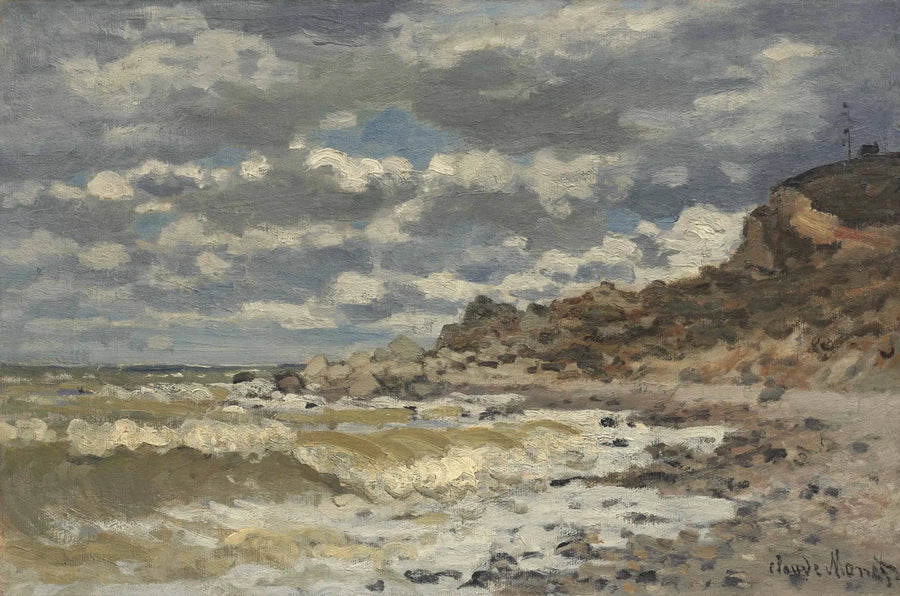Kust vid Sainte-Adresse - Claude Monet