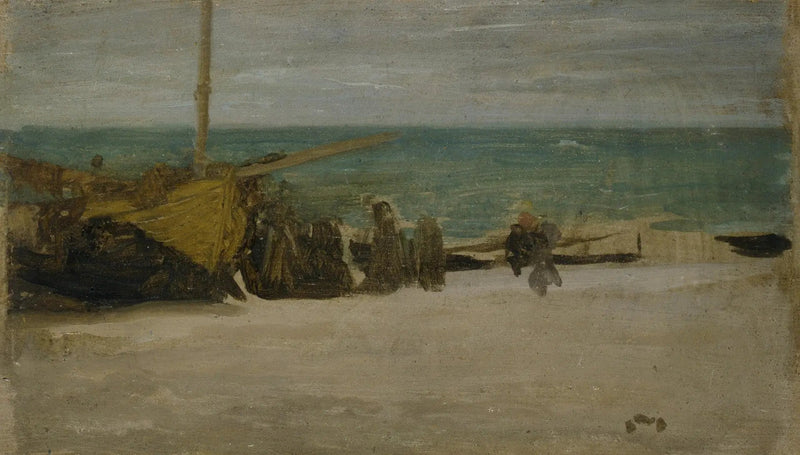 Havskust: grå och svart - James Abbott McNeill Whistler