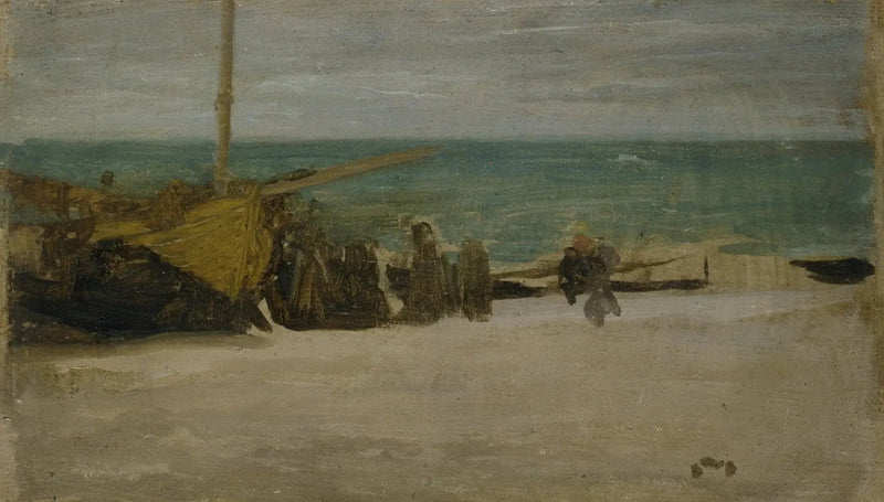 Havskust: grå och svart - James Abbott McNeill Whistler