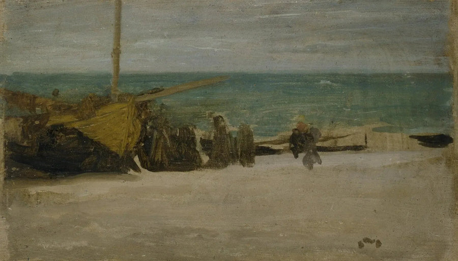 Havskust: grå och svart - James Abbott McNeill Whistler