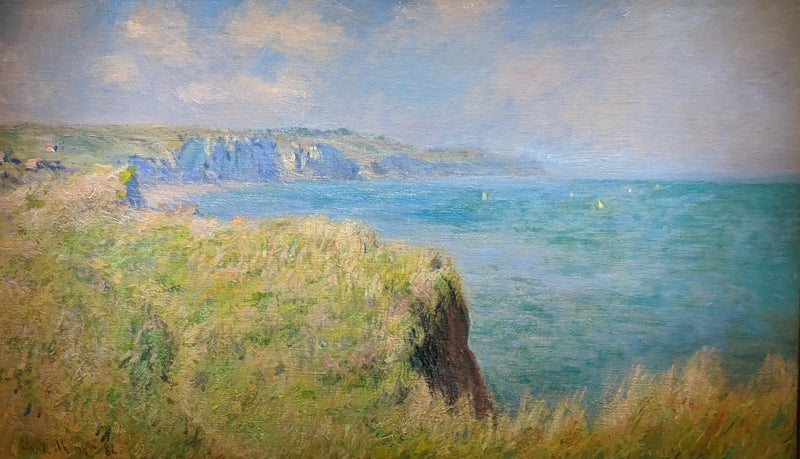 Klipprekanten vid Pourville - Claude Monet