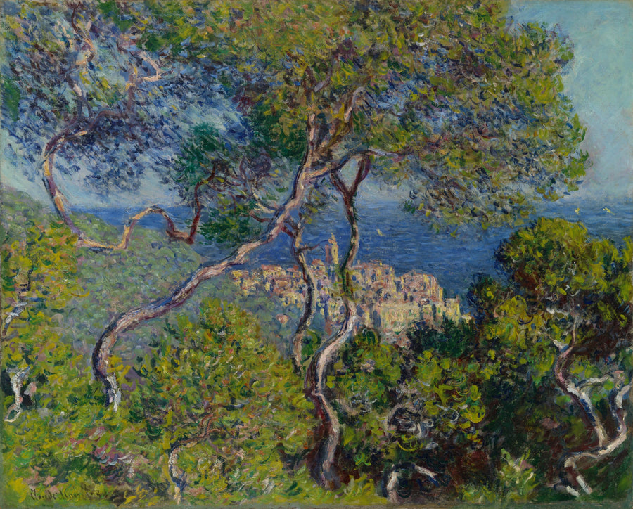 Vy över Bordighera - Claude Monet