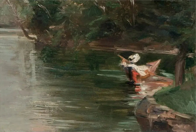 Bredderna av Yerres - Gustave Caillebotte