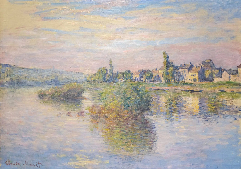 Stränderna av Seine i Lavacourt - Claude Monet