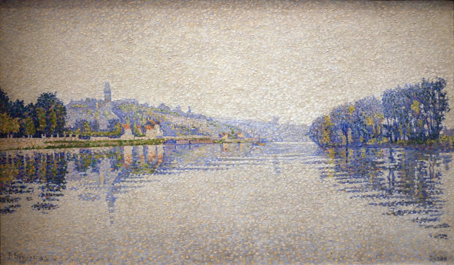 Flodkanter, Seine i Herblay - Paul Signac