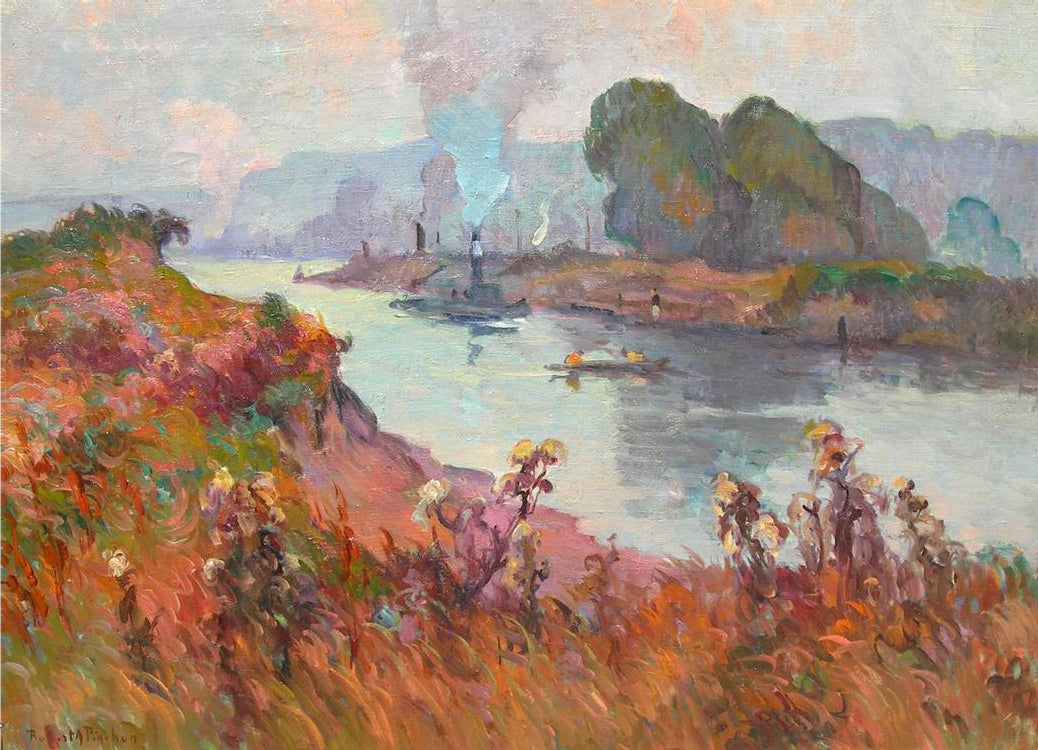 Bords de Seine - Robert Antoine Pinchon - Alpha Reproduction