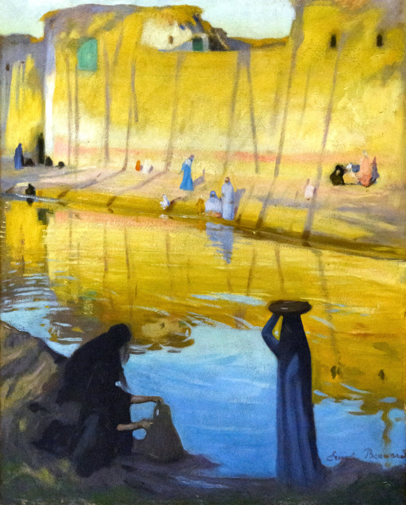 Nilens stränder vid Marg, kvällseffekt - Émile Bernard
