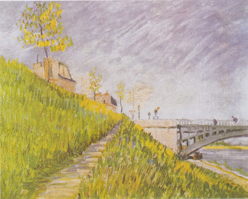 Seines kajer med Clichybron - Vincent van Gogh