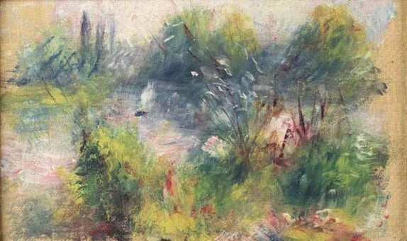 Landskap vid Seine - Pierre-Auguste Renoir