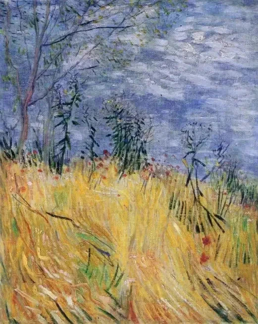 Kant av en vetefält med vallmo - Vincent van Gogh