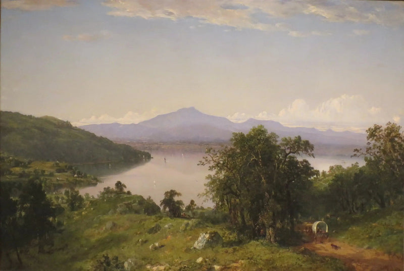 Kamelhals från västra stranden av Champlain-sjön - John Frederick Kensett