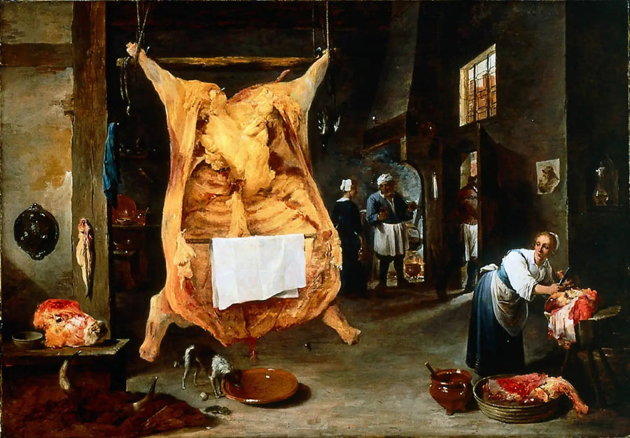 Slaktare - David Teniers den yngre