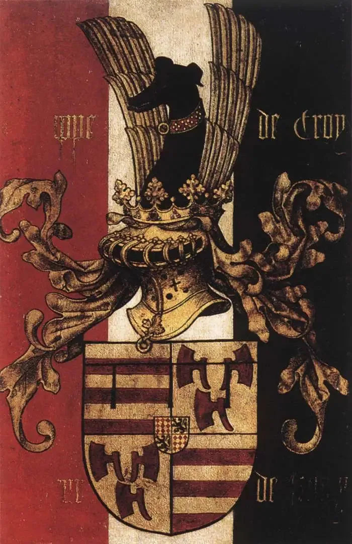Bouclier de la famille Croy - Rogier van der Weyden image 1 reproduction réalisée par Alpha Reproduction