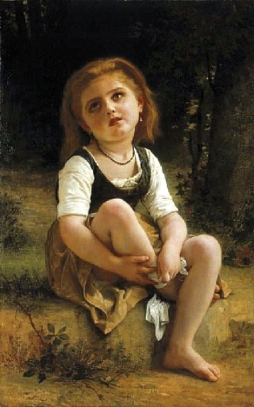 La Petite Blessée, par William Bouguereau, 1879