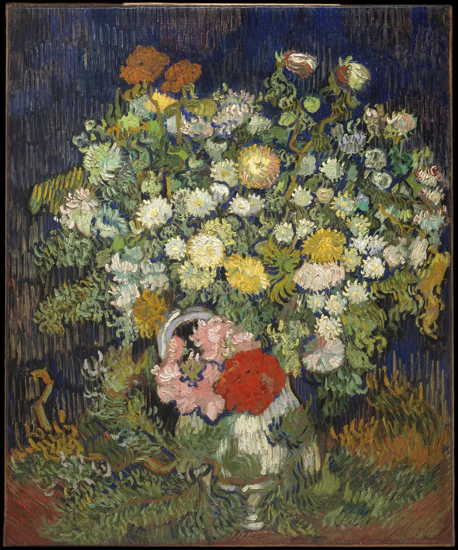 Blomsterbukett i en vas - Vincent van Gogh