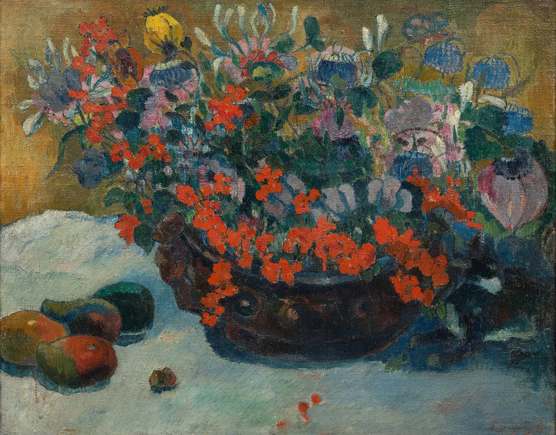 Blomsterbukett - Paul Gauguin