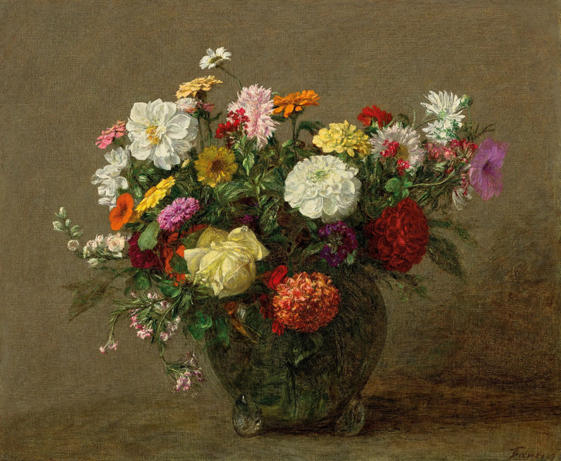 Trädgårdsbukett - Henri Fantin-Latour