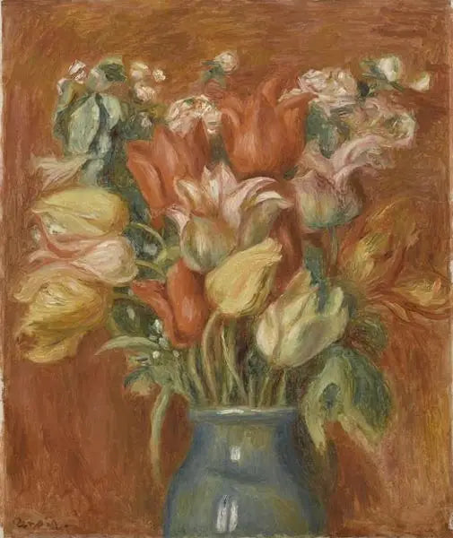 Tulpanbukett - Pierre-Auguste Renoir