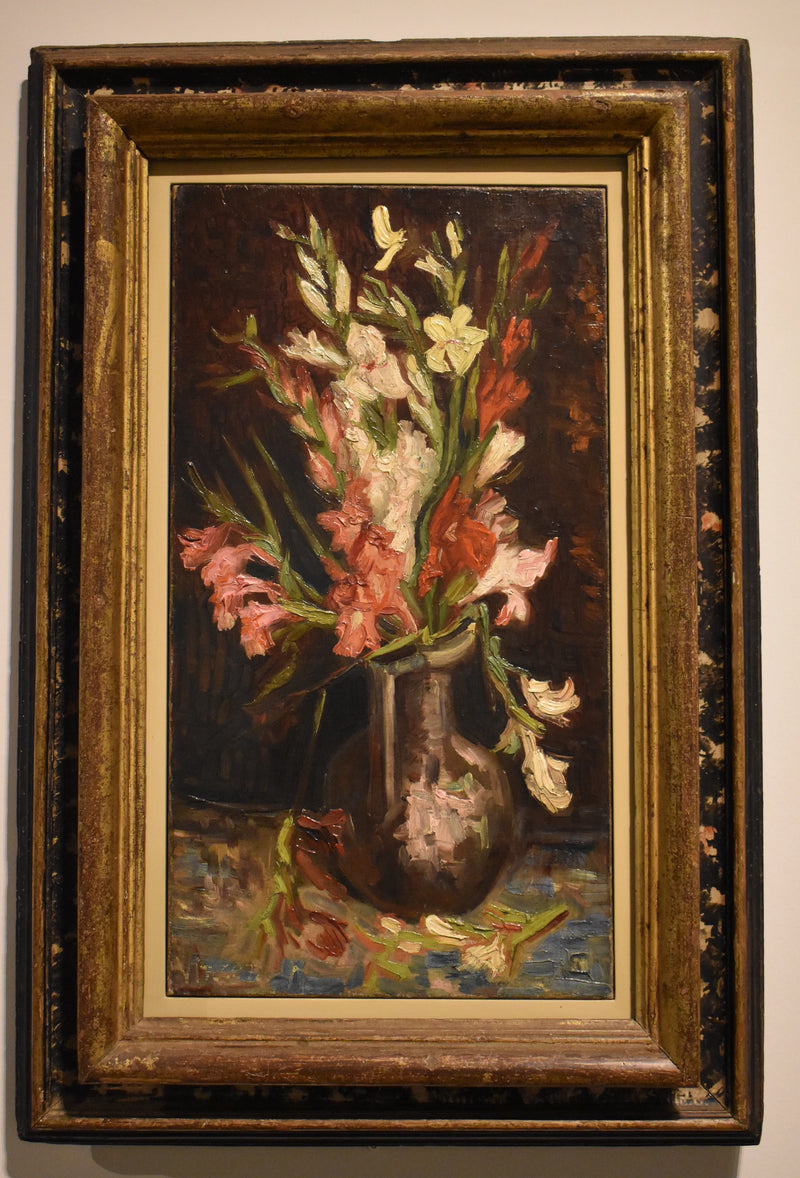 Bukett av gladioler i olika färger - Vincent van Gogh