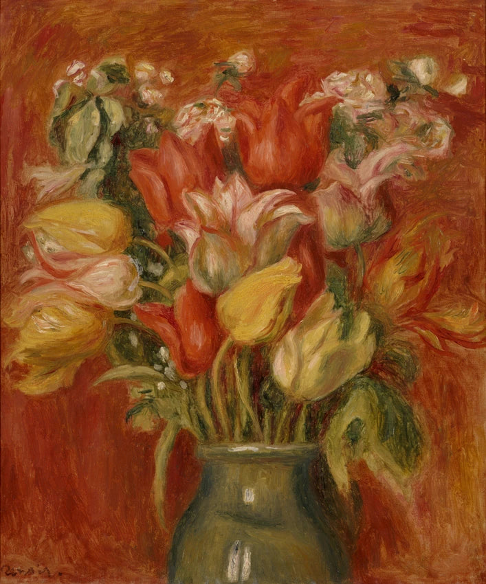 Tulpanbukett - Pierre-Auguste Renoir