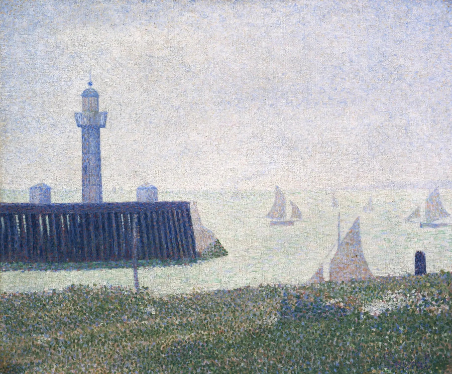 Brygga, Honfleur - Georges Seurat