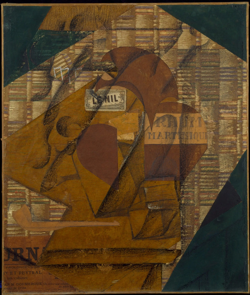 Romflaska och Journal - Juan Gris