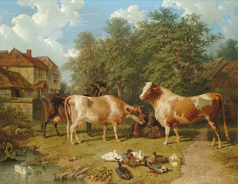 Kreatur och änder - John Frederick Herring, Sr.