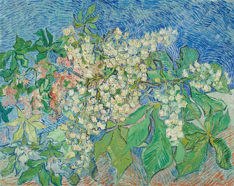 Blommande kastanjgrenar - Vincent van Gogh