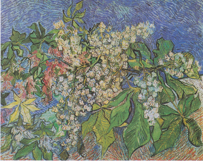 Blommande kastanjgrenar - Vincent van Gogh