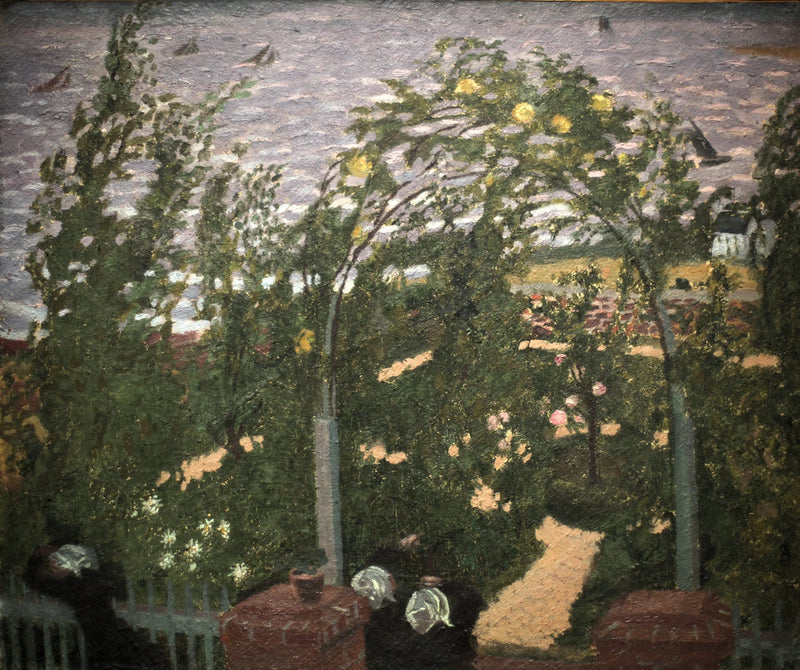 Bretonnes under pergolan - Maurice Denis