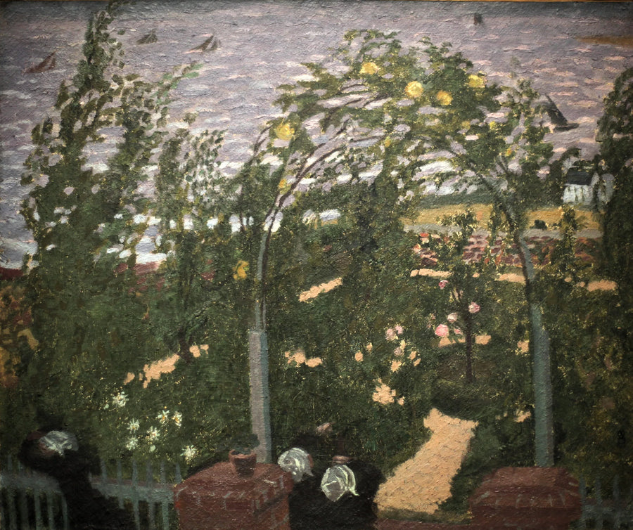 Bretonnes under pergolan - Maurice Denis