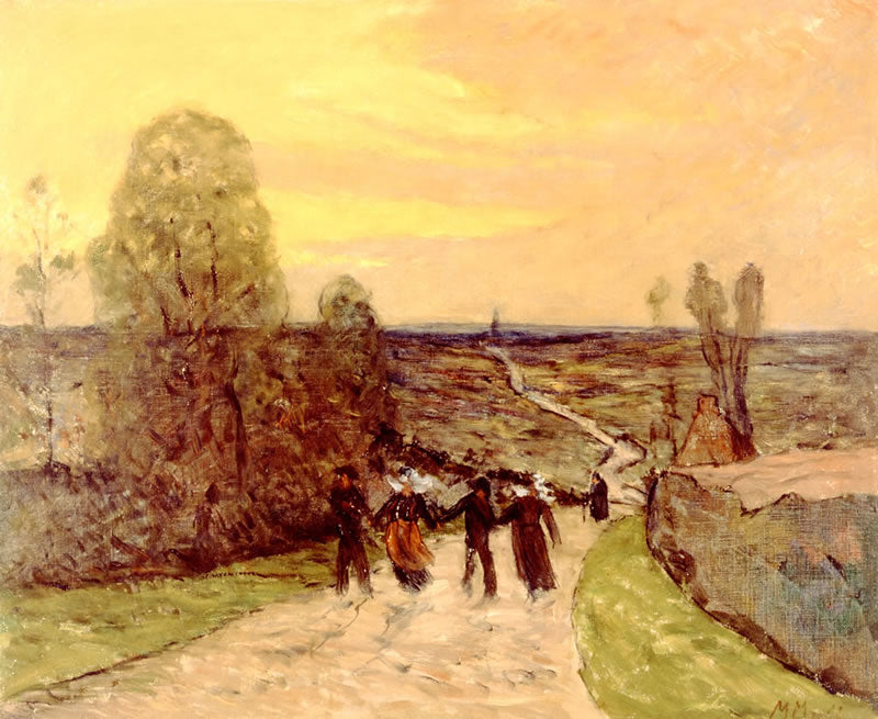 Bretons på vägen - Maxime Maufra