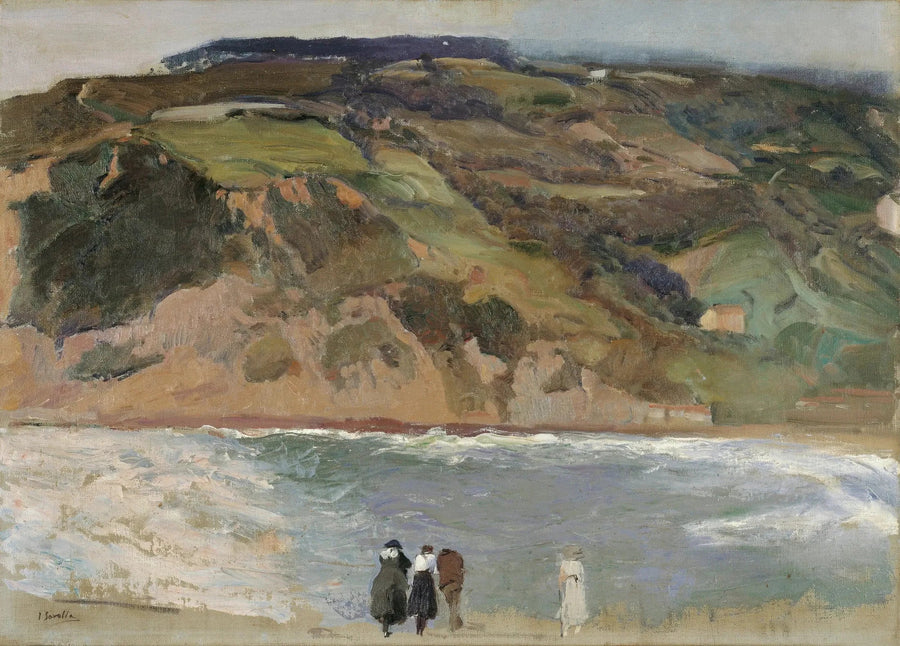 Vågbrytare i San Sebastián - Joaquín Sorolla
