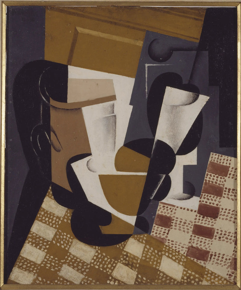 Brocé och glas - Juan Gris
