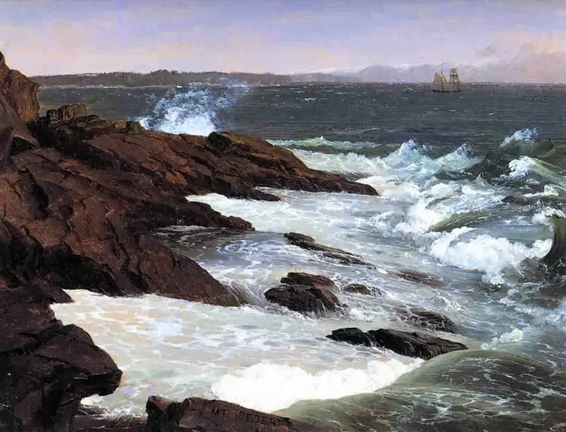 Dimma utanför Mont Désert - Frederic Edwin Church