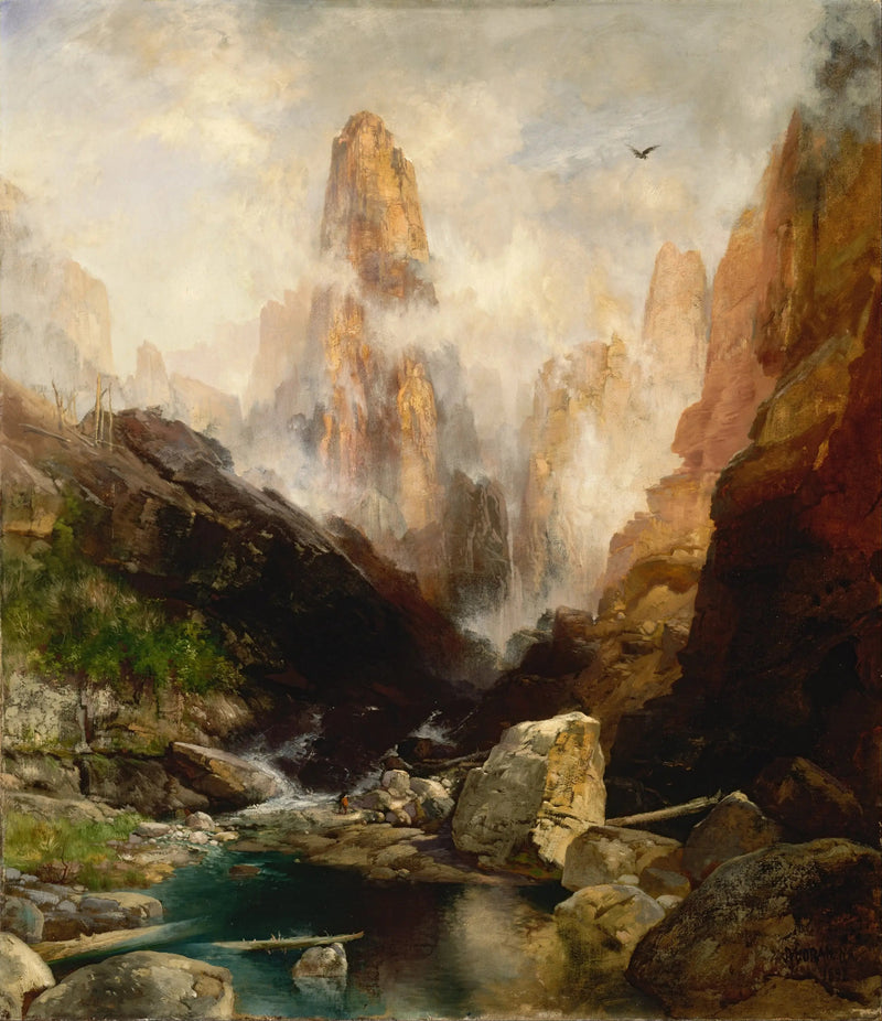 Dimma i Kanab-dalen, Utah - Thomas Moran